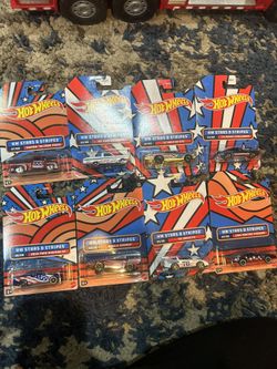 Hotwheels Stars And Stripes Full Set