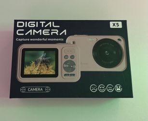 X5 Compact Digital Camera 48MP 16x Optical Zoom Full HD Black f/2.2 Lens