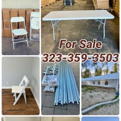 New Chairs, Tables & Canopies For Sale
