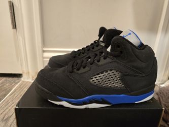Jordan 5 Racer Blue. Size 2.5y