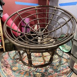 Rattan Papasan Chair Frame - No cushion