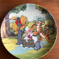 Disney Limited Edition Pooh Piglet TROUBLE WITH BUBBLES Bradford Exchange 7003A