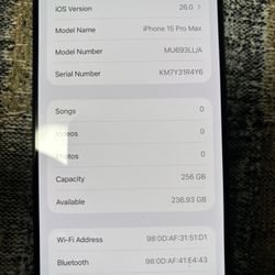 IPHONE 15 Pro Max UNLOCKED ANY CARRIER