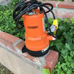 Water Pump  EVERBILT Good Conditions Heavy Duty $75