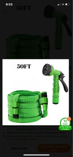 Garden hose 50 ft expandable