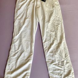 Under Armour Mens 34x30 Match Play Straight Golf Pants 1248089 White 34 X 30