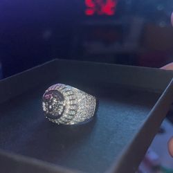 925 Sterling Silver Moissanite Madusa Ring