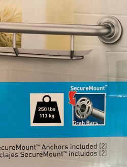 Bathroom Grab Bar with SecureMount Anchors