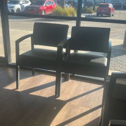 Office Chairs. Wood/Leather $100 OBO