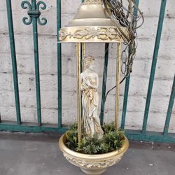 1960'S DIANA "Oil Rain" Pendant SWAG Lamp Excellent Cosmetic Condition Needs Refurbishment Selling AS iS
