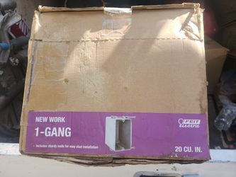 1 gang box