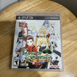 PS3 Tales Of Symphonia Chronicles 