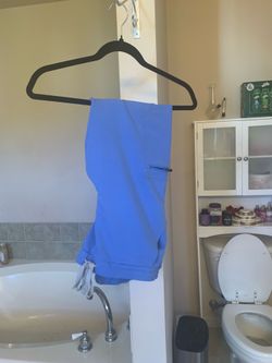Cecilia blue small scrub pants