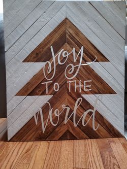 Joy To The World Wooden Picture