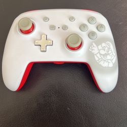 Mario White Nintendo Switch Controller 