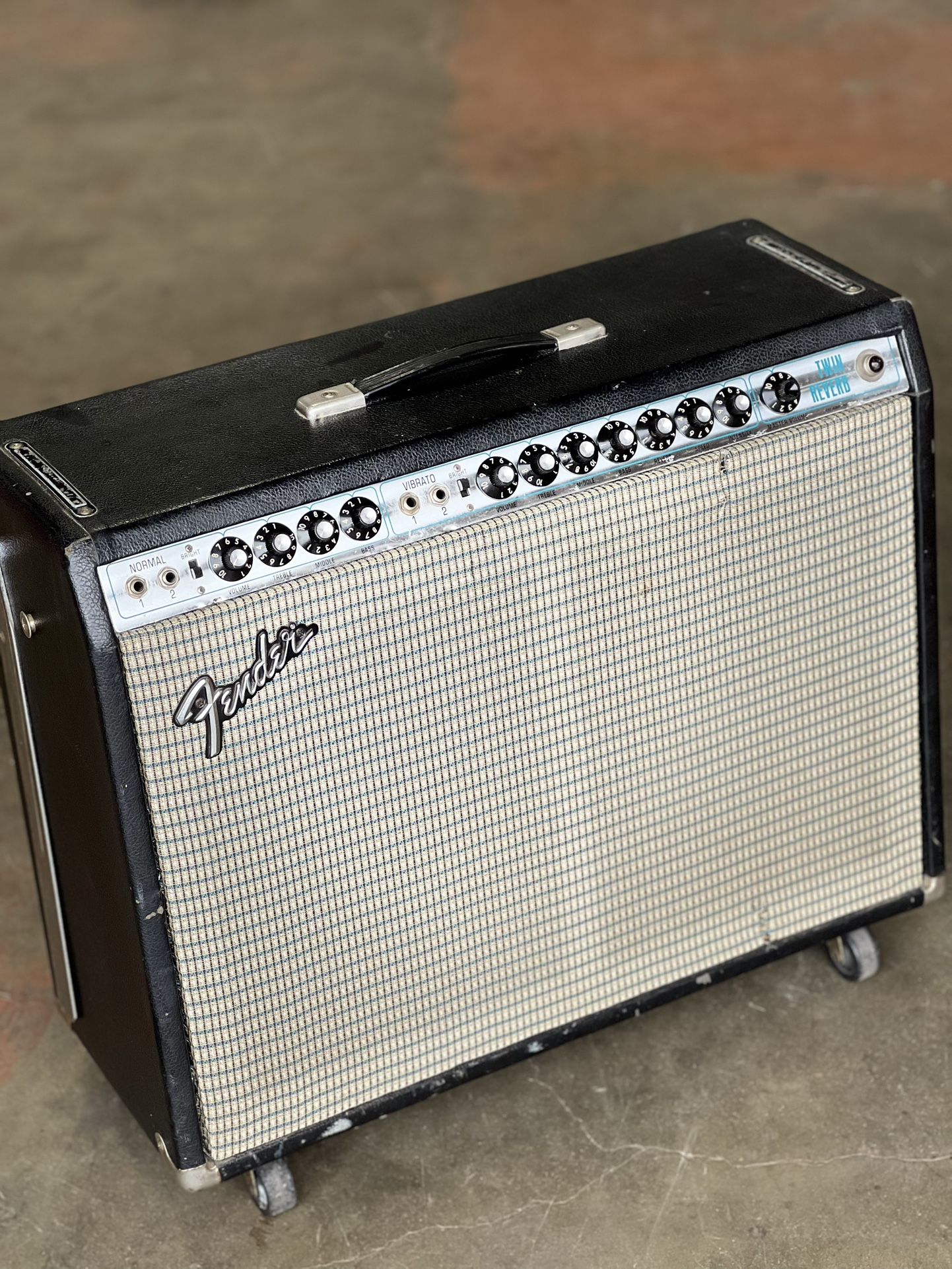 Fender Silver Face Twin Reverb Guitar Amp