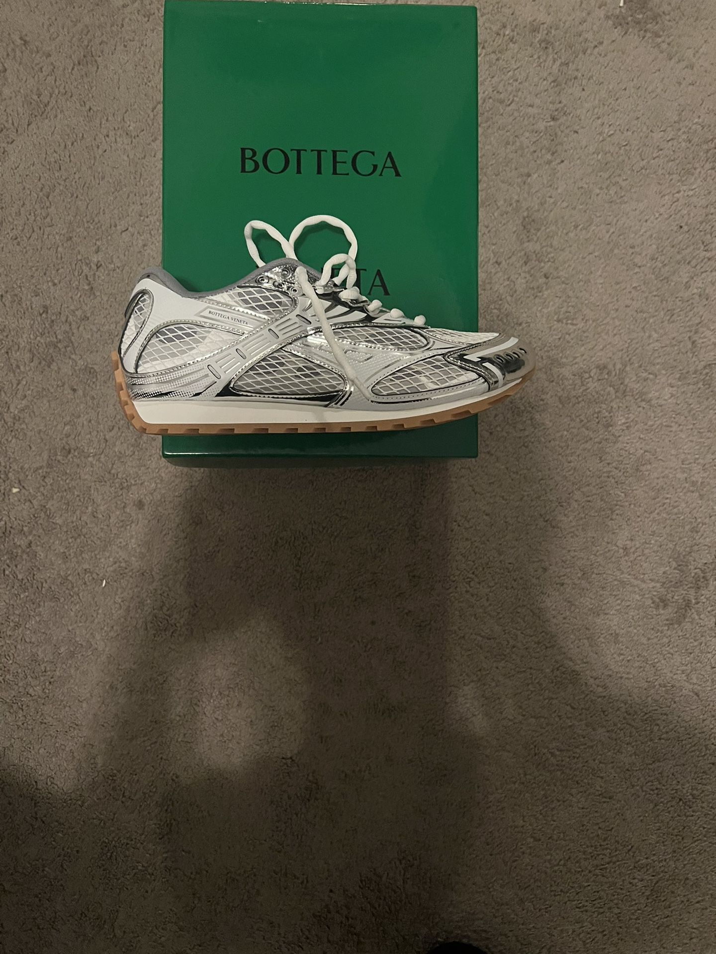 Bottega Venetta Silver Size 41
