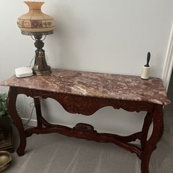 Marble Side Table 