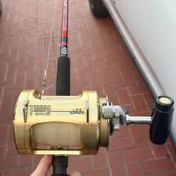 Shimano Tiagra 50W LRS Reel + Rod – Loaded with Line