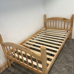 Twin Size Wood Bed Frame