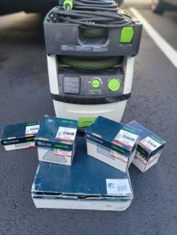 Festool vacuum +adapter+lots of sandpaper