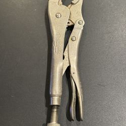 Petersen Dewitt Pliers Vise Grip 10WR Curved Jaw Locking Original Vintage USA 