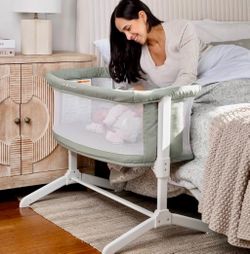 👶🩶 Baby Delight Bedside Bassinet | Adjustable Height | ✨