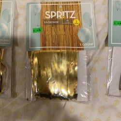 Gold Fringe Backdrop