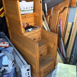 Wrangle Hill Full/Full Storage Bunk Bed w/ Stairs