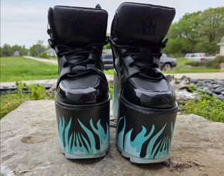 YRU flame platform - women's size 8