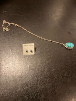 Necklace and earrings