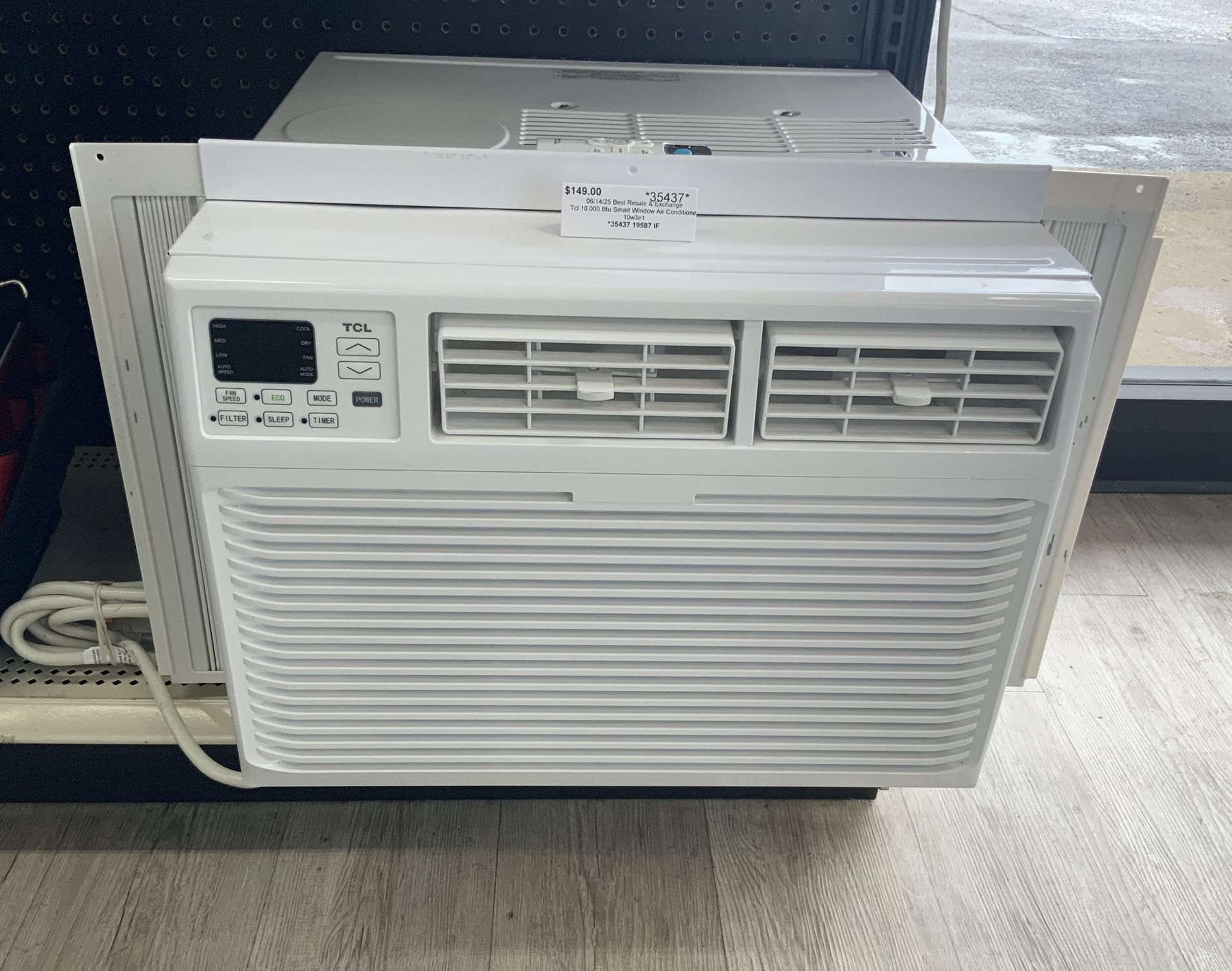 TCL 10W3E1-A Home Series Window Air Conditioner, 10,000 BTU, White