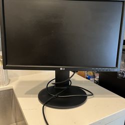 LG 22 Inch Monitor Adjustable Stand VGA