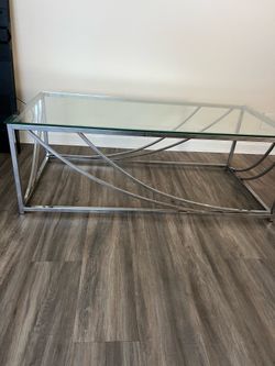 FREE glass coffee table