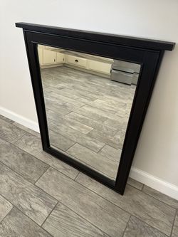 Espresso Wood Mirror Allen & Roth