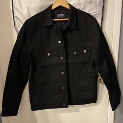 G-Eazy Signature Series Beautiful and Damned Denim Jacket Black Size Large NWOT
