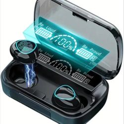 WIRELESS BLUETOOTH EARBUDS WITH POWERBANK *NEW*