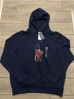 Large men polo hoodie new with tags