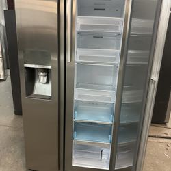 Door In Door Samsung side-by-side water ice counter depth can deliver  Very nice refrigerator retail price around $3000