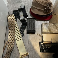 Wallets, Hats, belts