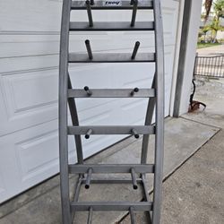 Barbell Dumbbell Gym Equipment Rack Storage Weight Plates Tree 