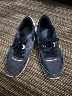 Reebok retro blue suede