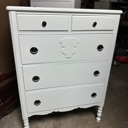 Tall Dresser White 
