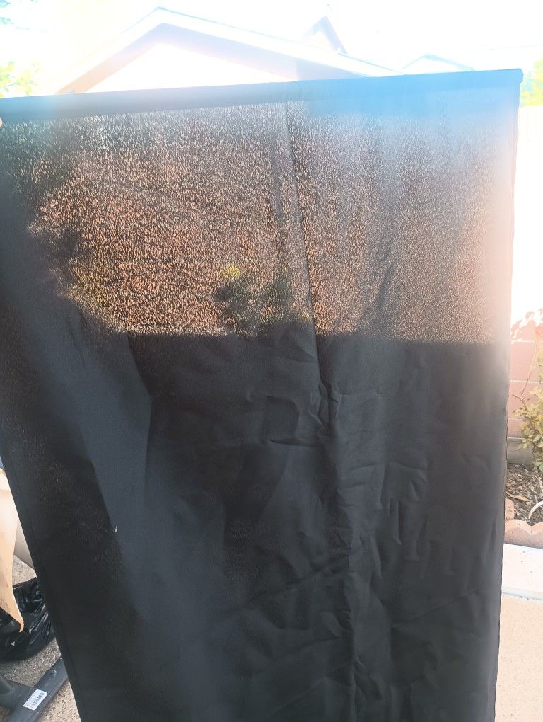 5 Piece Privacy Room Divider In Black 