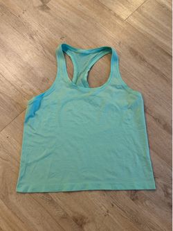 Lululemon Teal Racerback Athletic Tank Top, Size 8