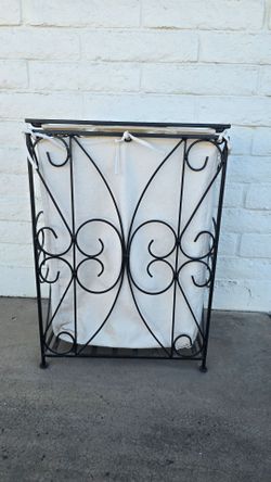 Wrought Iron Laundry Hamper