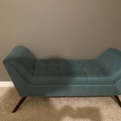 Mid Century Modern Ottoman, Bench 