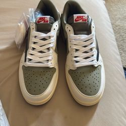 Jordan 1 OG Low Travis Medium Olive Men’s 9.5