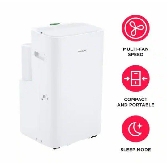 Frigidaire
10,000 BTU (DOE) Portable Air Conditioner with Dehumidifier and WiFi in White