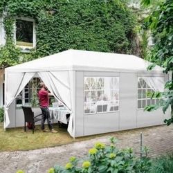 10' X 20' Canopy Tent with 6 Side Walls for Party Wedding Camping and BBQ